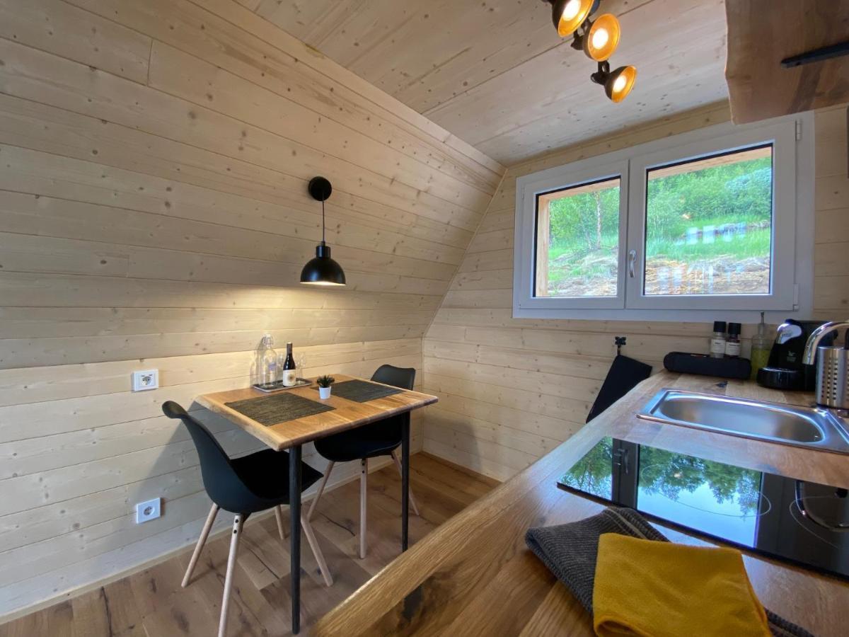 Hengifosslodge Tiny Houses 에질스타지르 외부 사진